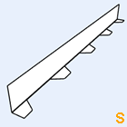 Zahnblech Münker 50-250 kleine Sicke
