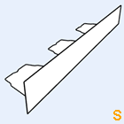 Zahnblech Arcelor 160-250 große Sicke