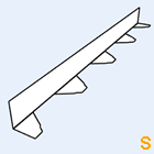 Zahnblech Arcelor 85-280 kleine Sicke
