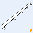 Zahnblech Italpanneli Penta klein Sicke