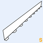 Zahnblech Nordbleche 20-125 klein Sicke