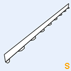 Zahnblech Nordbleche 19-137 kleine Sicke