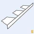 Zahnblech SAB 158-250 große Sicke