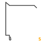 Ortgang mit Wasserführungsnase