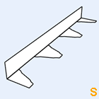 Zahnblech Münker 135.1-310 kleine Sicke