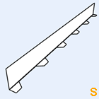 Zahnblech SAB NL 35-207 kleine Sicke