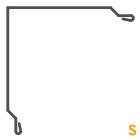 Aussenecke mit schräge Aufkantung