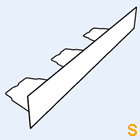 Zahnblech Münker 160-250 große Sicke