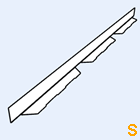 Zahnblech Polmetal Dach (T)