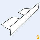 Zahnblech Münker 206.1-375 große Sicke