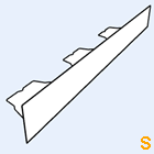 Zahnblech SAB 153-280 große Sicke