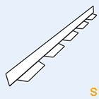 Zahnblech Salzgitter PS40-183 große Sicke